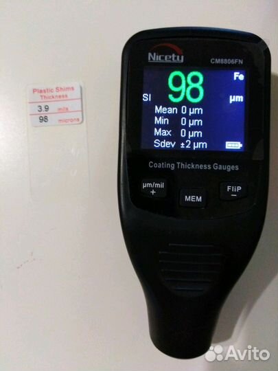 Толщиномер Nicety Cm8806fn Новый продажа (прокат)
