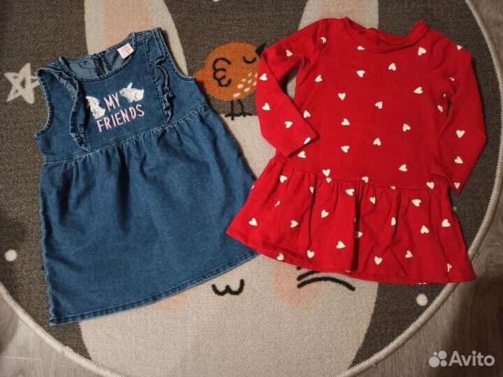 Вещи на девочку 86 и кроксы