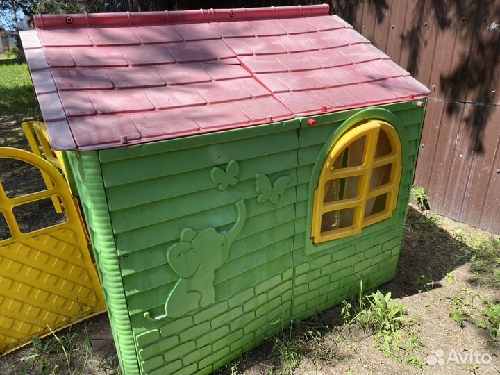 Детский игровой домик уличный пластиковый