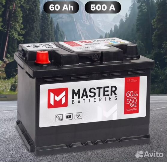 Аккумулятор master batteries 60Ач, 12 V