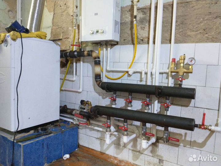 Замена и ремонт водопровода, отопления, канализаци