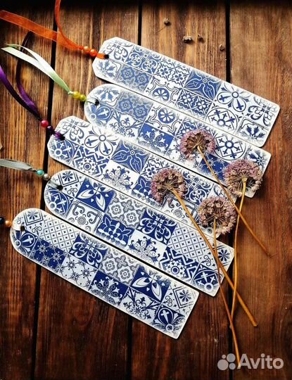 Закладки для книг, ежедневников ручной работы