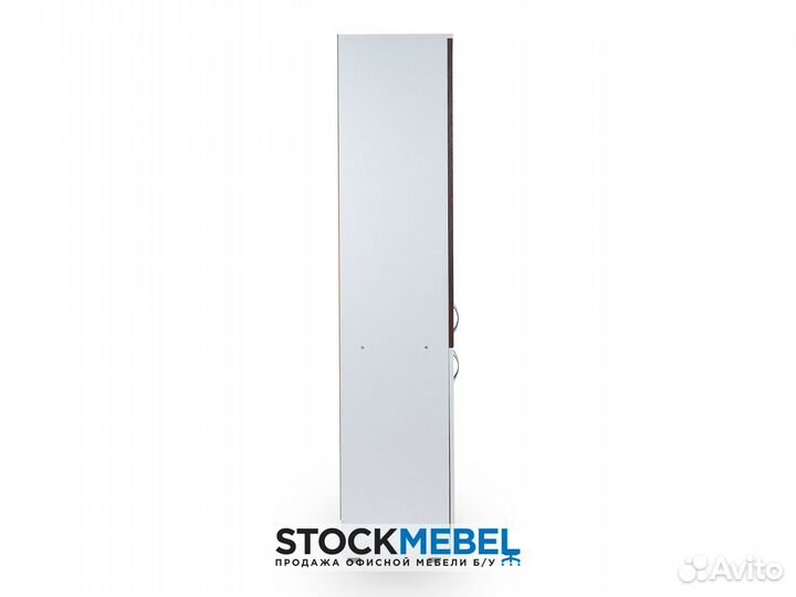 Шкаф Стеллаж со Стеклом Премиум Венге