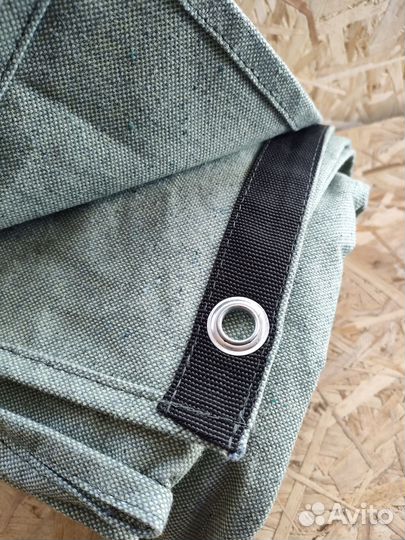 Новая брезентовая штора в гараж