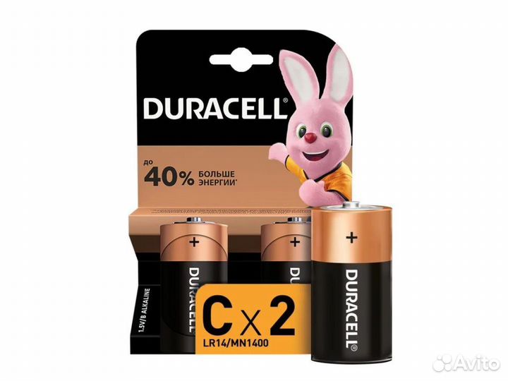 Батарейка Duracell (LR14/MN1400) 2шт