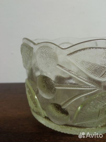 Ваза-салатник Вишенки. Винтаж СССР