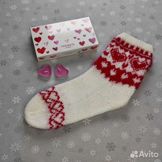 Вязаные носки женские