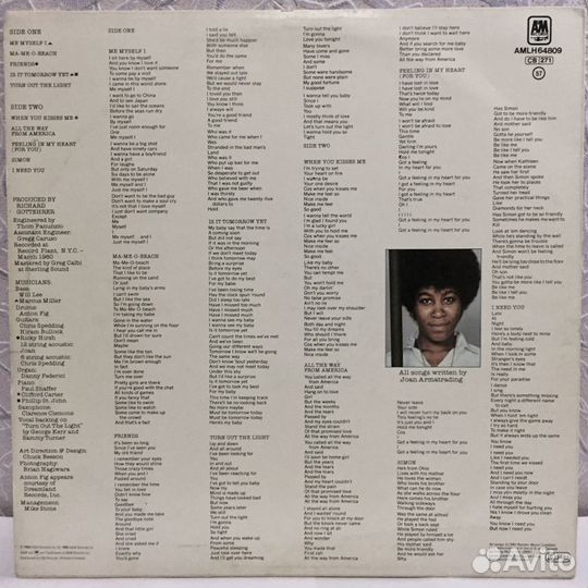 Винил Joan Armatrading 
