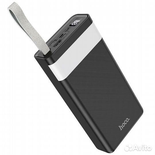Аккумулятор внешний hoco J73, 30000 mAh, 2 usb