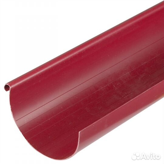 Желоб водосточный Murol 130x3000 мм цвет красный