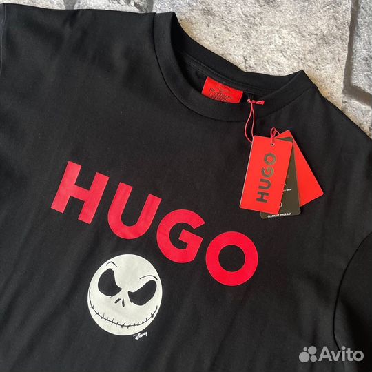 Футболка мужская Hugo оверсайз