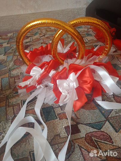 Свадебные украшения на автомобили