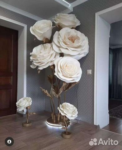 Ростовые цветы светильники ручной работы