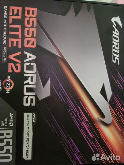 Плата gigabyte AM4 B550 B550 aorus elite V2