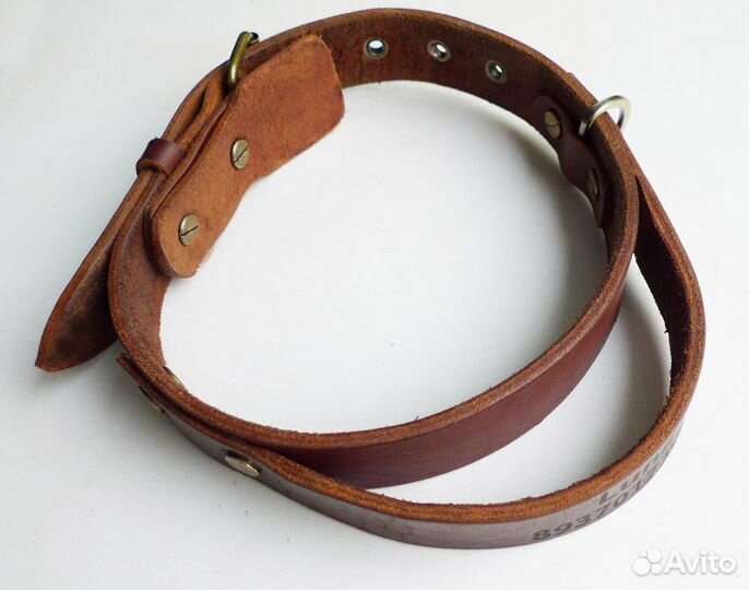 Ошейник с номером телефона, адресник, жетон