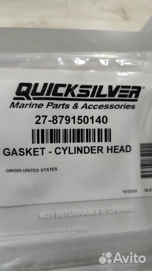 879150140 gasket-CYL head Quicksilver Mercury
