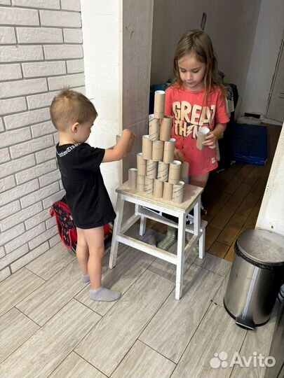 Втулки от туалетной бумаги 43 шт