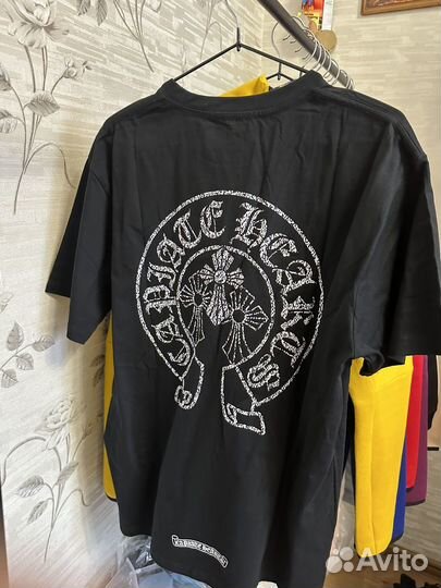 Футболка chrome hearts oversize