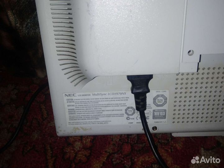 Монитор для компьютера на запчасти