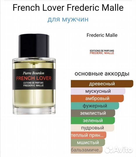 Тестер French Lover Frederic Malle 100 мл