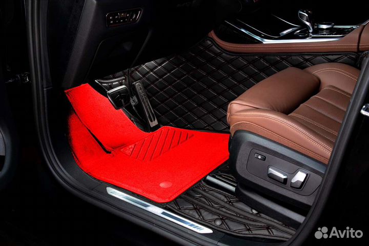 3D Коврики Range Rover Салон Багажник из Экокожи