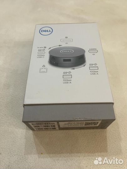 Новый адаптер 6 в 1 USB-с Dell