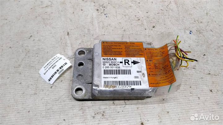 Эбу аir BAG Nissan Almera N16 00-06г