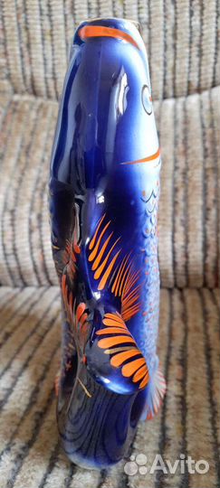 Статуэтка Графин рыба фарфор СССР 23 см