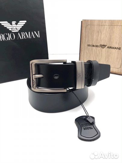 Натуральная кожа ремень мужской в коробке