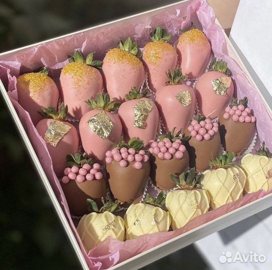 Клубника в шоколаде, клубничный букет