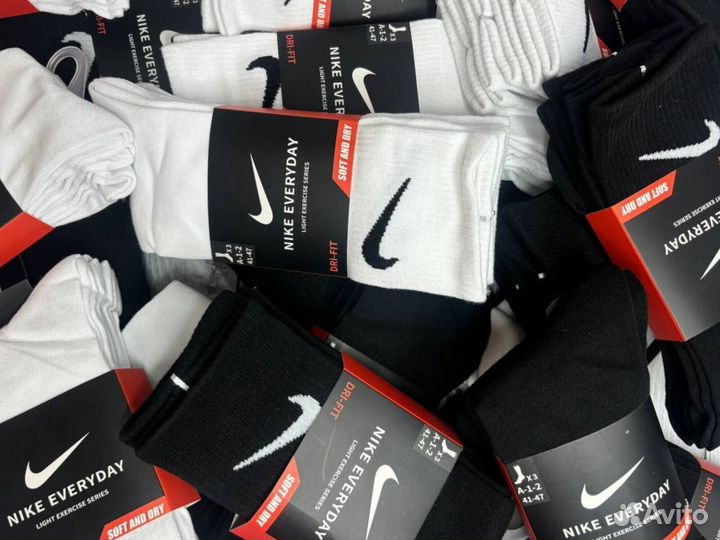 Носки Nike Everyday высокие 3 пары