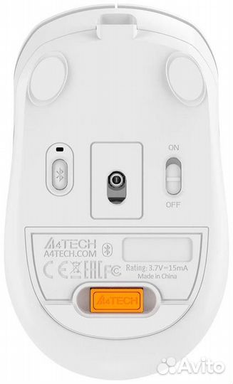 Мышь беспроводная A4Tech Fstyler FB10C белый