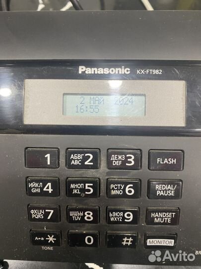 Телефон факс panasonic