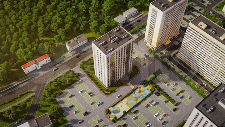 2-к. квартира, 58,1 м², 1/17 эт.