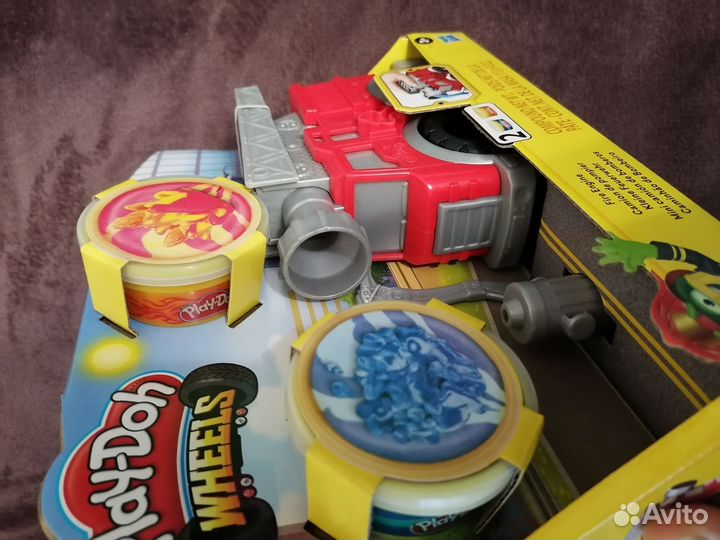 Play doh пожарная машина мини
