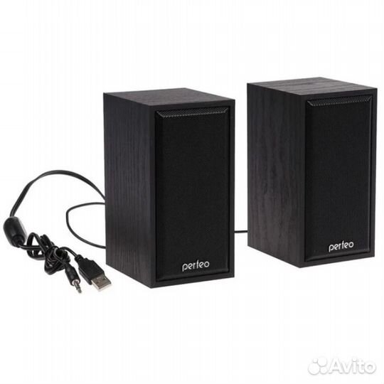Компьютерные колонки дерево 2.0 Perfeo cabinet