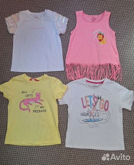 Бронь. Летняя одежда на девочку, размер 116-122
