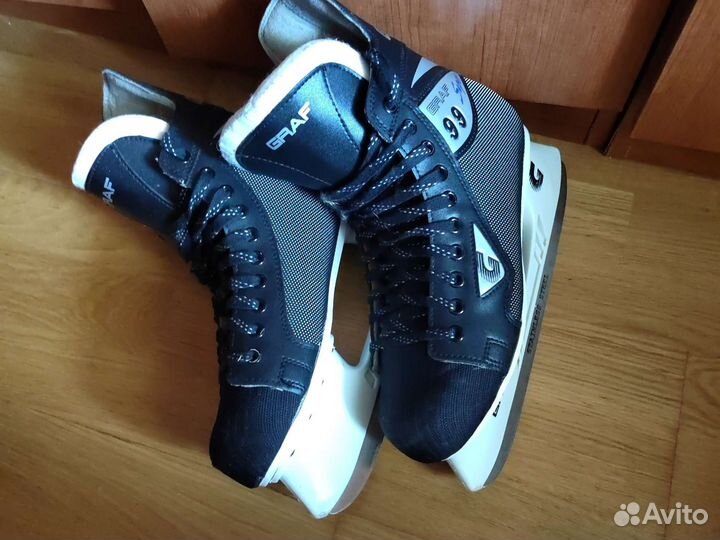 Коньки хоккейные graf 45 размер