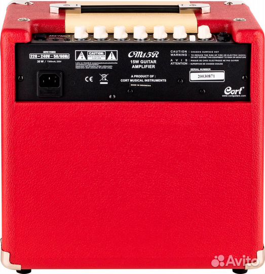 Гитарный комбоусилитель Cort CM15R-EU-DR CM Series