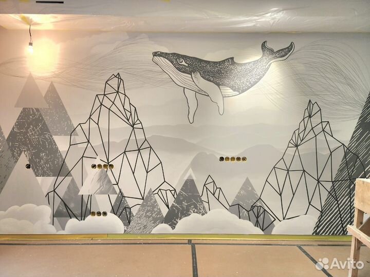 Роспись стен. Граффити. Интерьерная картина