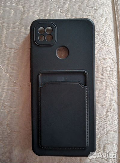 Чехол на xiaomi redmi 9c с отделом для карты
