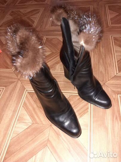 Ботильоны натуральная кожа