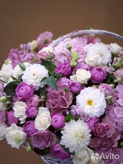 Букет цветов в корзине доставка Динская