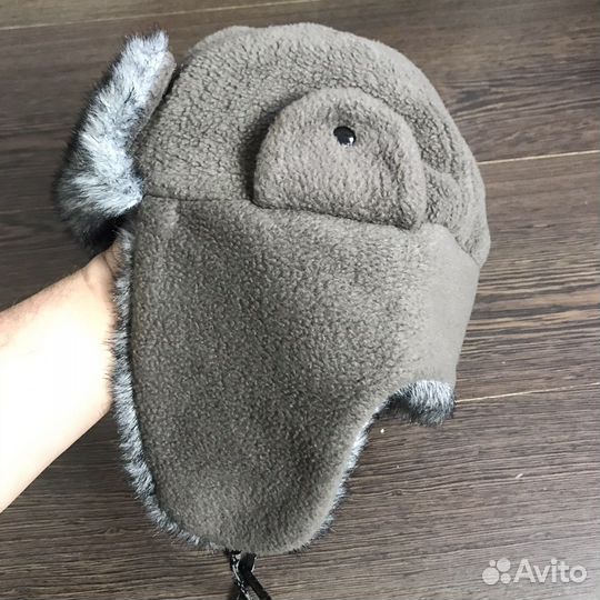 Шапка ушанка (флис/шиншилла)