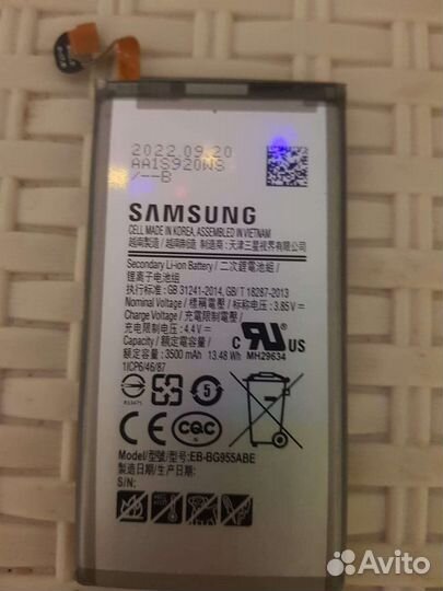 Аккумулятор для телефона samsung galaxy S8+ (плюс)