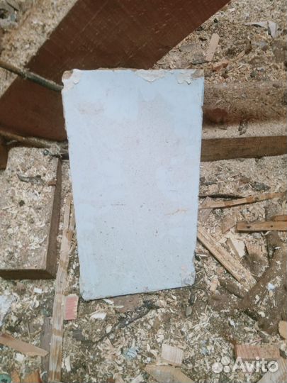 Изразец старинный с клеймом