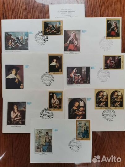 Почтовые марки СССР на конвертах