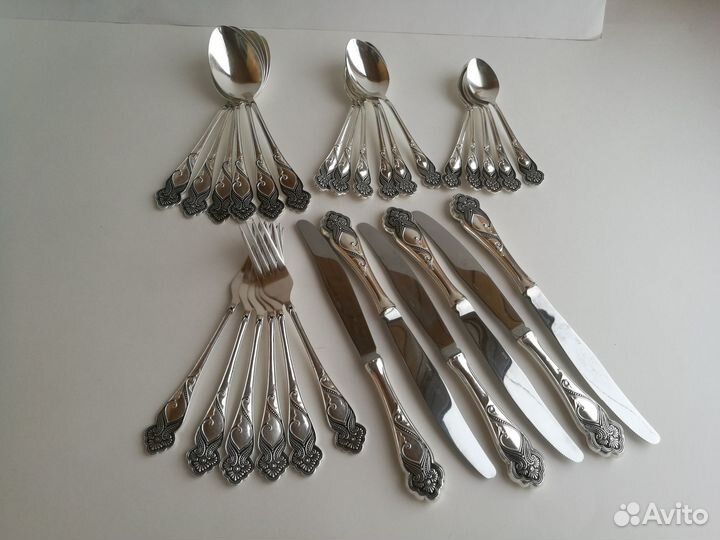 Набор столовых приборов мельхиор СССР