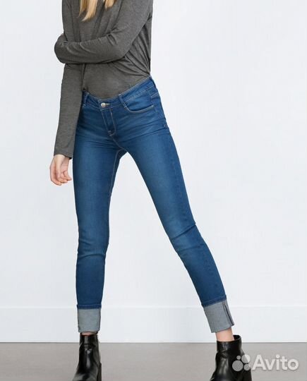 Новые джинсы Zara skinny, размер 38-40 российский