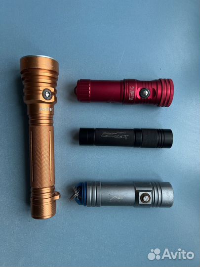 Фонари для дайвинга и подводной охоты 18650
